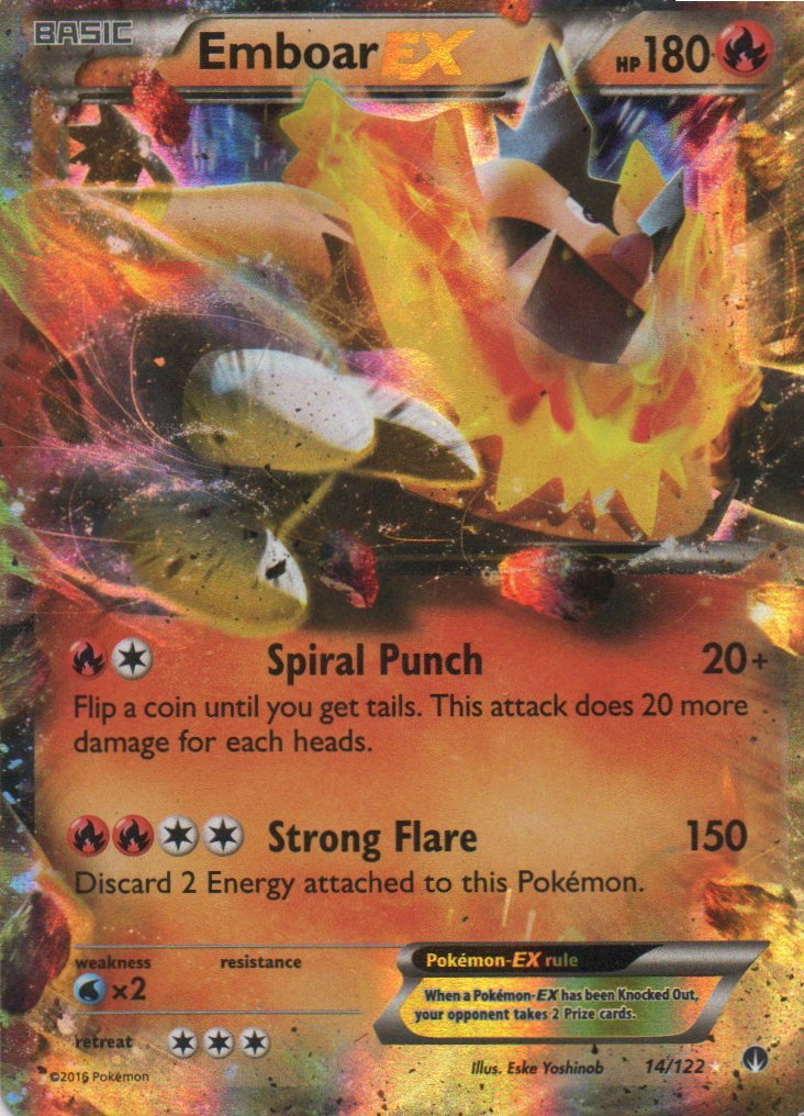 Emboar EX Ingles 14 Ultra rare