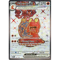 Magcargo ex Ingles TWM 191 Ultra rare