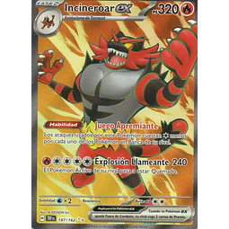 Incineroar ex Español TEF 187 Ultra rare