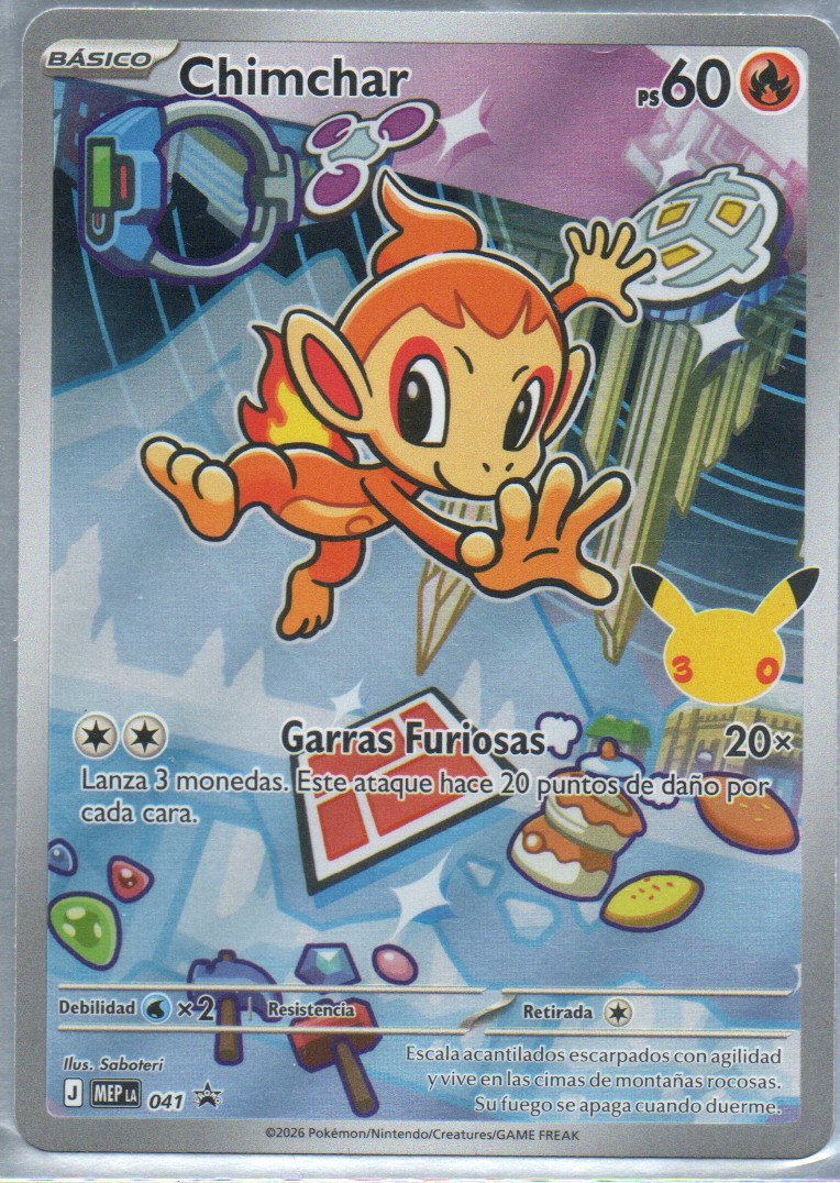 Chimchar Español MEP 041 Promo