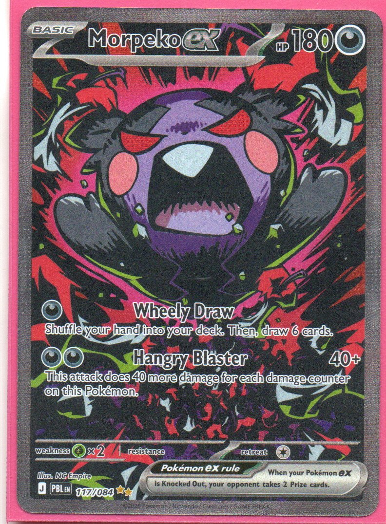 Morpeko ex Ingles PBL 117 Special Illustration rare