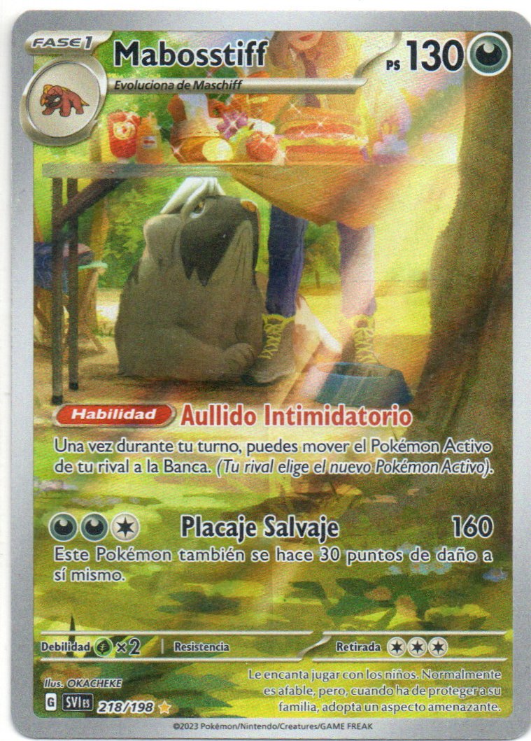 Mabosstiff Español SVI 218 Illustration rare