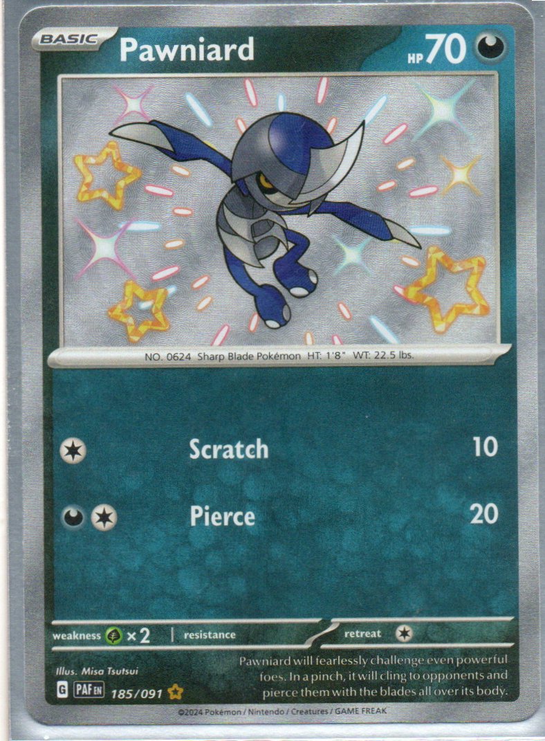 Pawniard Ingles PAF 185 Shiny rare