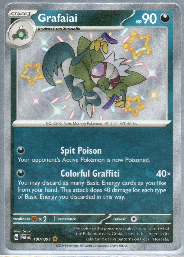 Grafaiai Ingles PAF 190 Shiny rare