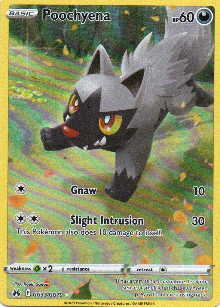 Poochyena Ingles GG33 Ultra rare