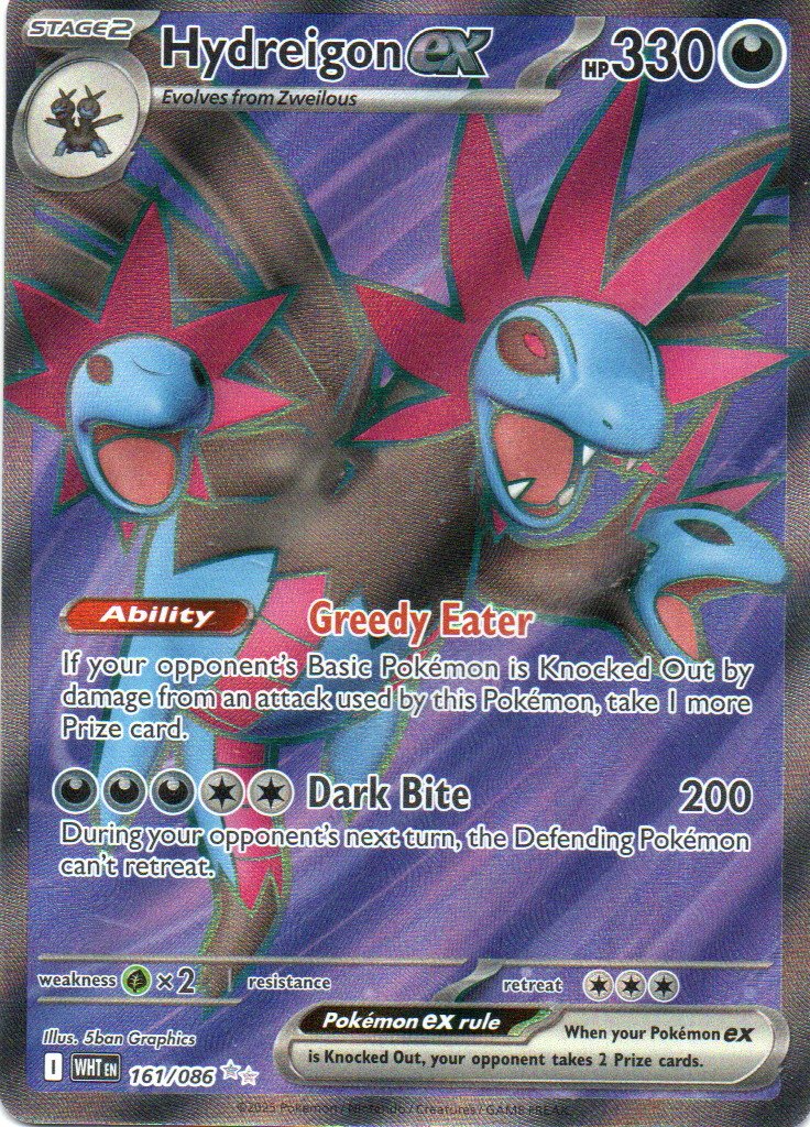 Hydreigon ex Ingles WHT 161 Ultra rare