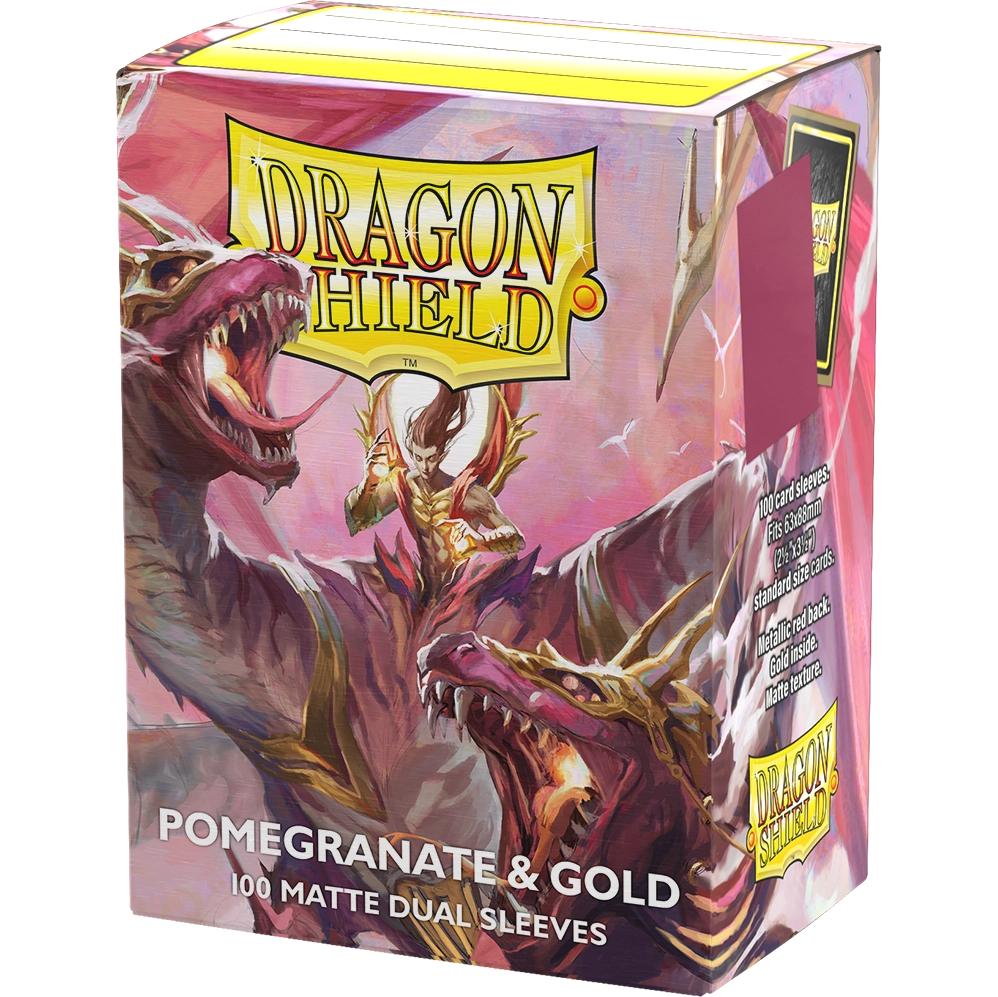 Micas Pomegranate & Gold Dual Matte Standard Dragon Shield c/100