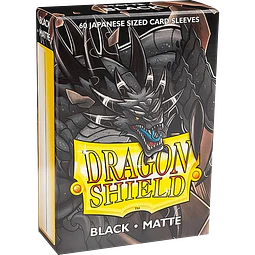 Micas Black Matte Japanese Dragon Shield c/60