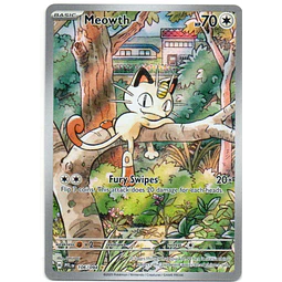 Meowth PFL 106 illustration rare Ingles
