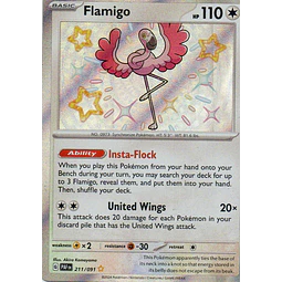 Flamigo PAF 211 Shiny rare Ingles