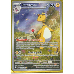 Ampharos CRI 090 illustration rare Ingles