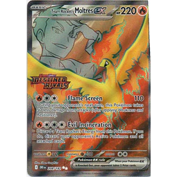 Team Rocket's Moltres ex DRI 208 Ultra rare Ingles