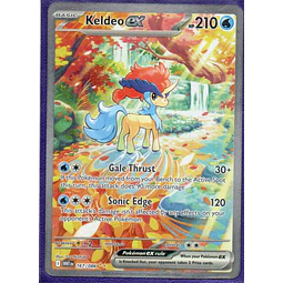 Keldeo ex WHT 167 Special Illustration rare Ingles
