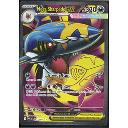 Mega Sharpedo ex PFL 113 Ultra rare Ingles