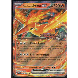 Team Rocket's Moltres ex DRI 031 Double rare Ingles