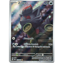 Zorua SFA 075 illustration rare Ingles