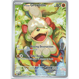 Hisuian Growlithe TWM 181 illustration rare Ingles