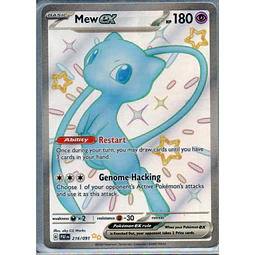 Mew ex PAF 216 Ultra Shiny rare Ingles