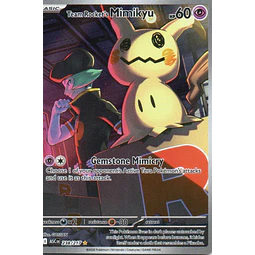 Team Rocket's Mimikyu ASC 238 illustration rare Ingles
