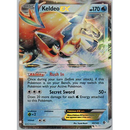 Keldeo EX 49 Ultra rare Ingles