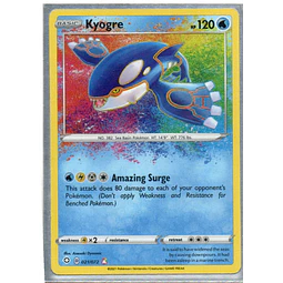 Kyogre 21 Amazing rare Ingles