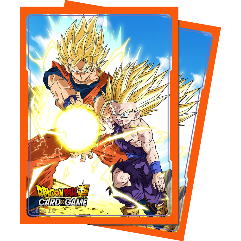 Micas Goku y Gohan Kamehameha Standard Ultra Pro c/65