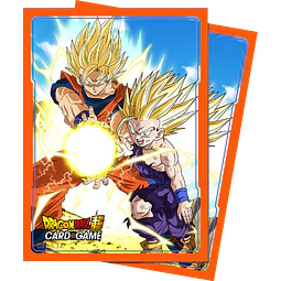 Micas Goku y Gohan Kamehameha Standard Ultra Pro c/65