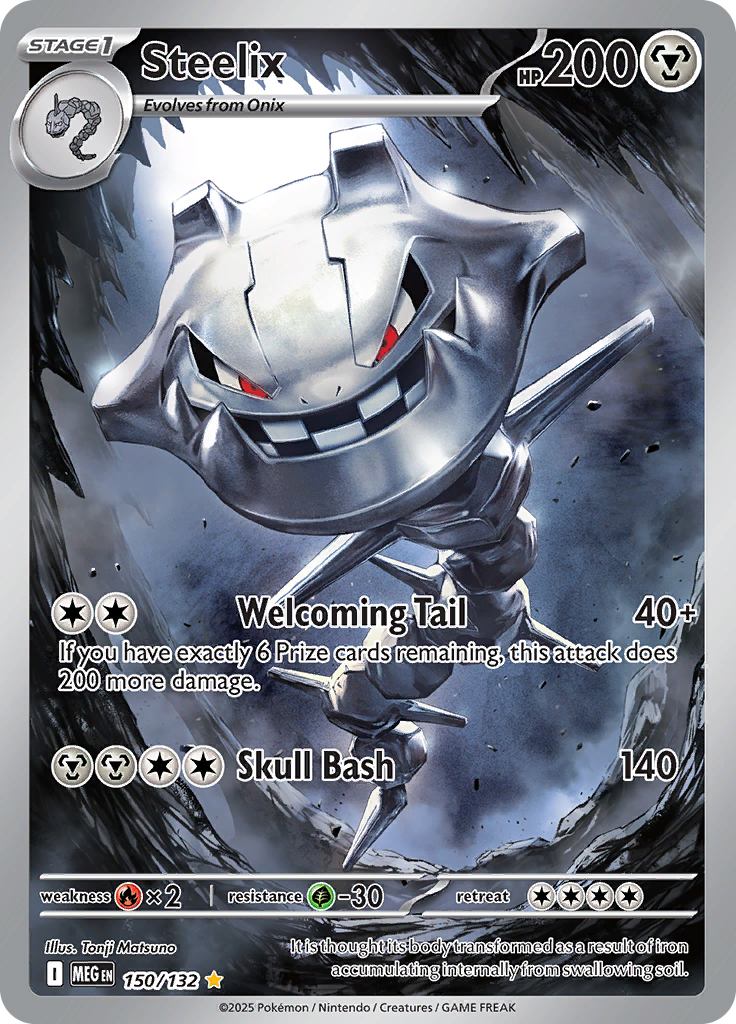 Steelix MEG 150 illustration rare Ingles