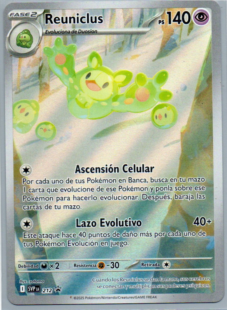 Reuniclus SVP 212 Promo Español