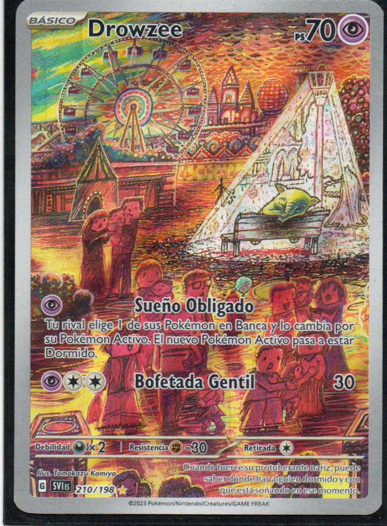 Drowzee SVI 210 Illustration rare Español