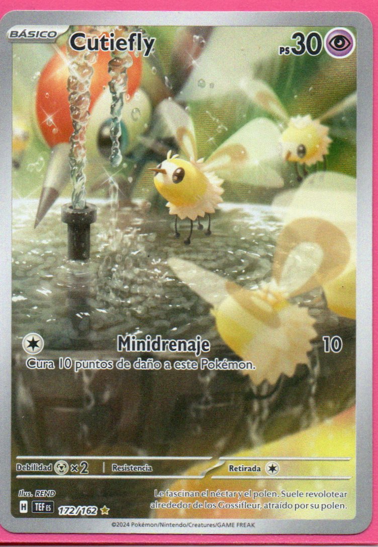 Cutiefly TEF 172 Illustration rare Español