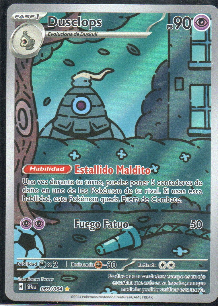 Dusclops SFA 069 Illustration rare Español