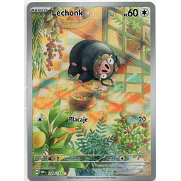 Lechonk OBF 209 Illustration rare Español
