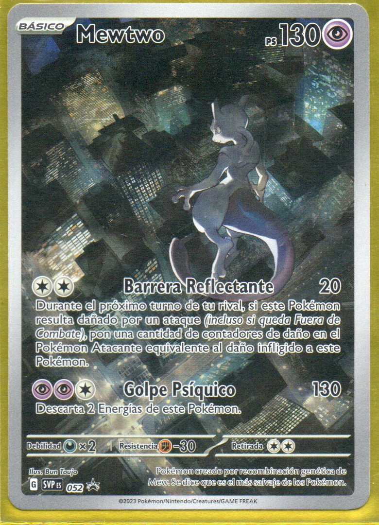 Mewtwo SVP 052 Promo Español