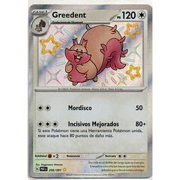 Greedent PAF 206 Shiny rare Español