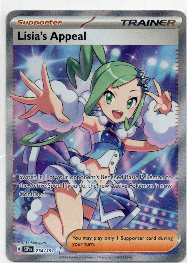 Lisia's Appeal SSP 234 Ultra rare Ingles