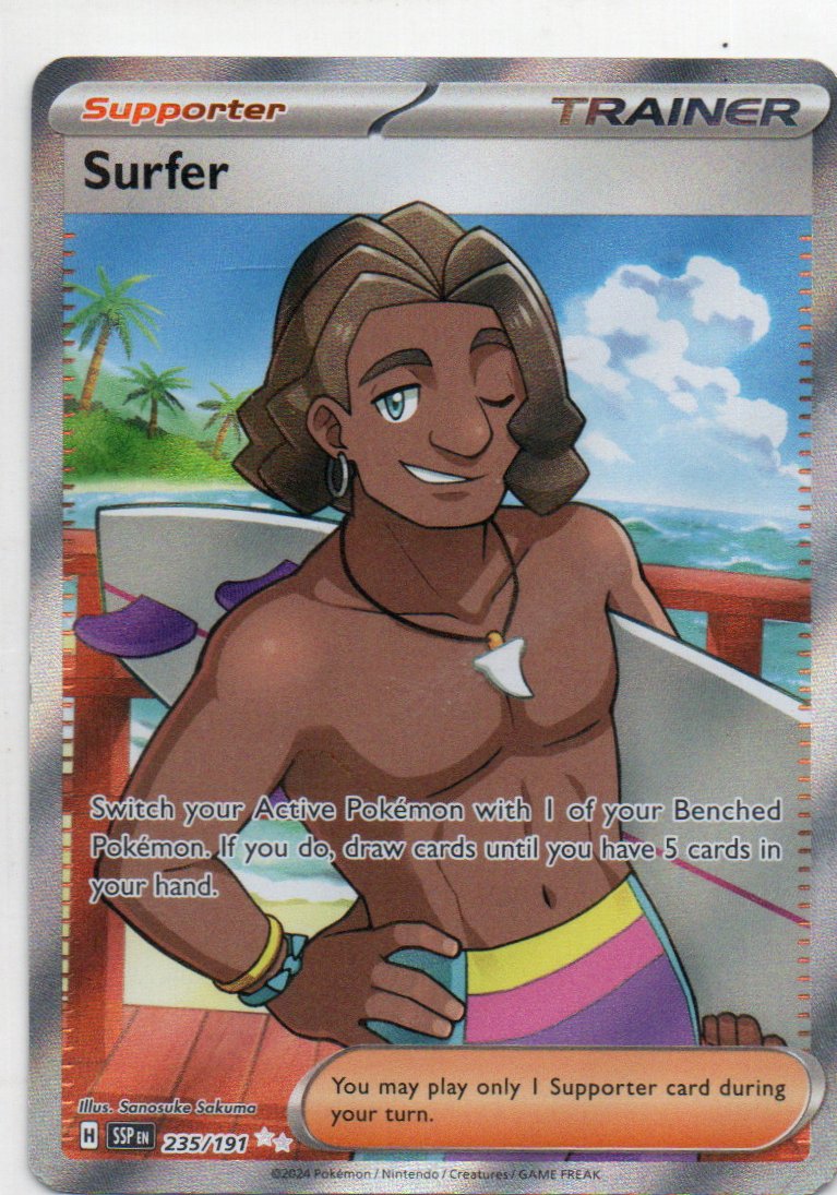 Surfer SSP 235 Ultra rare Ingles
