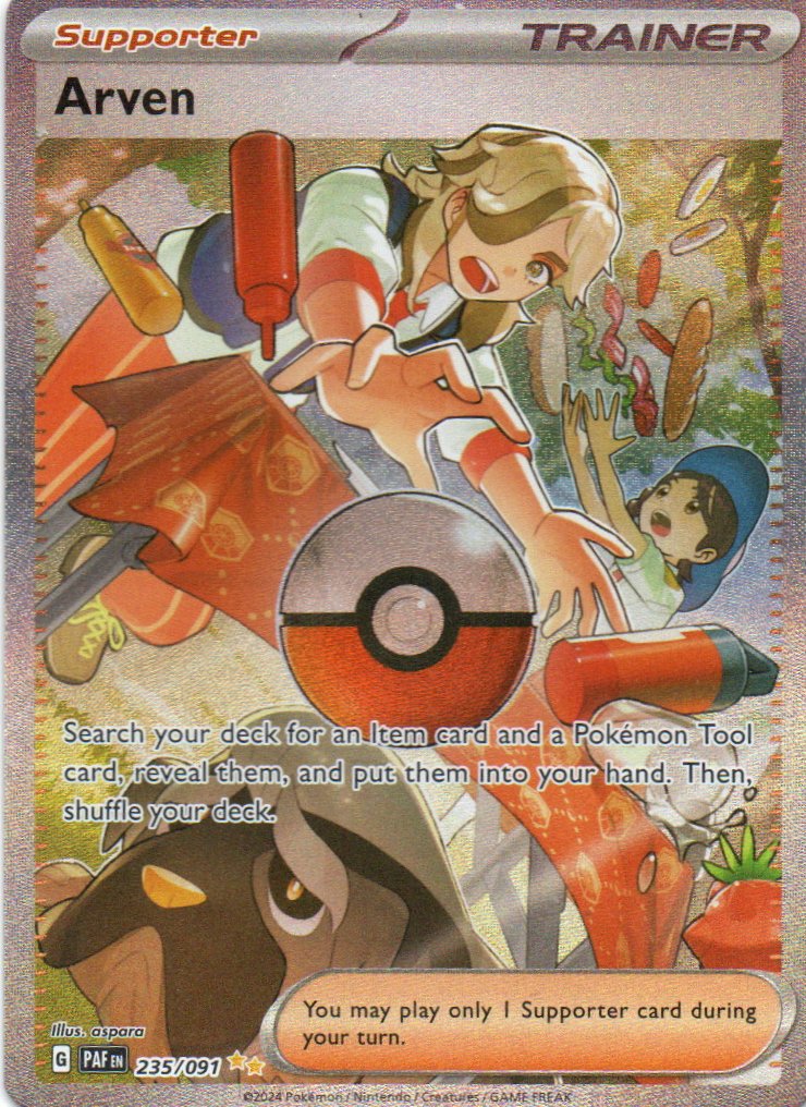 Arven PAF 235 Special Illustration rare Ingles