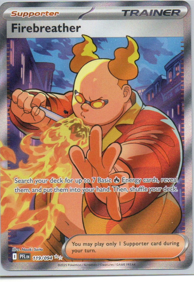 Firebreather PFL 119 Ultra rare Ingles