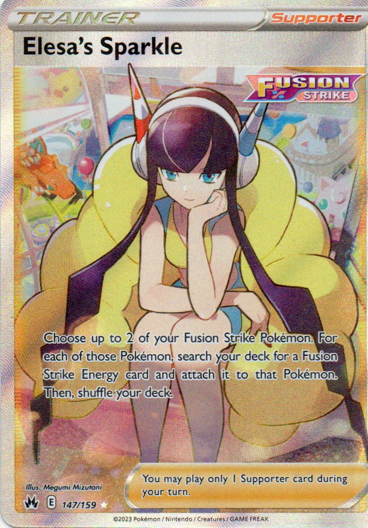 Elesa's Sparkle 147 Ultra rare Ingles