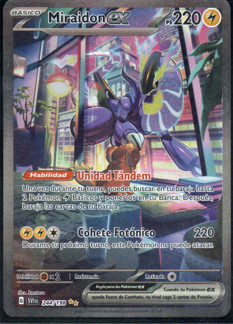 Miraidon ex SVI 244 Special Illustration rare Español