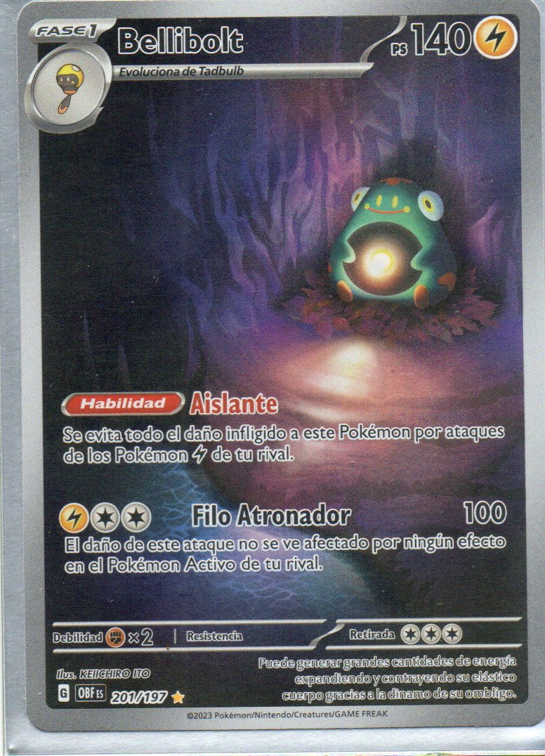 Bellibolt OBF 201 Illustration rare Español