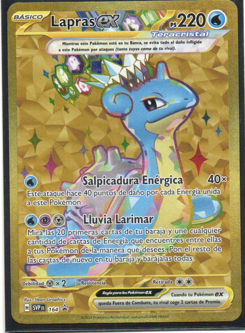 Lapras ex SVP 164 Promo Español