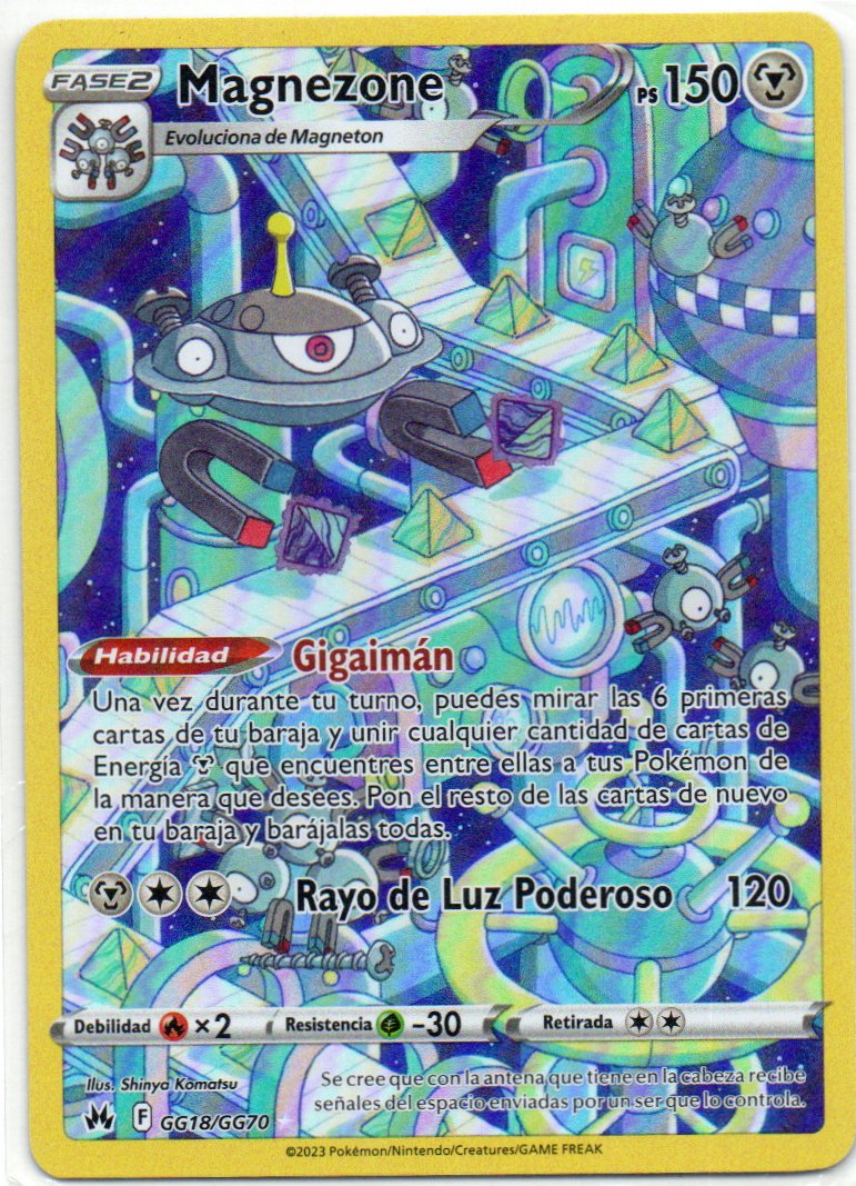 Magnezone GG18 Ultra rare Español
