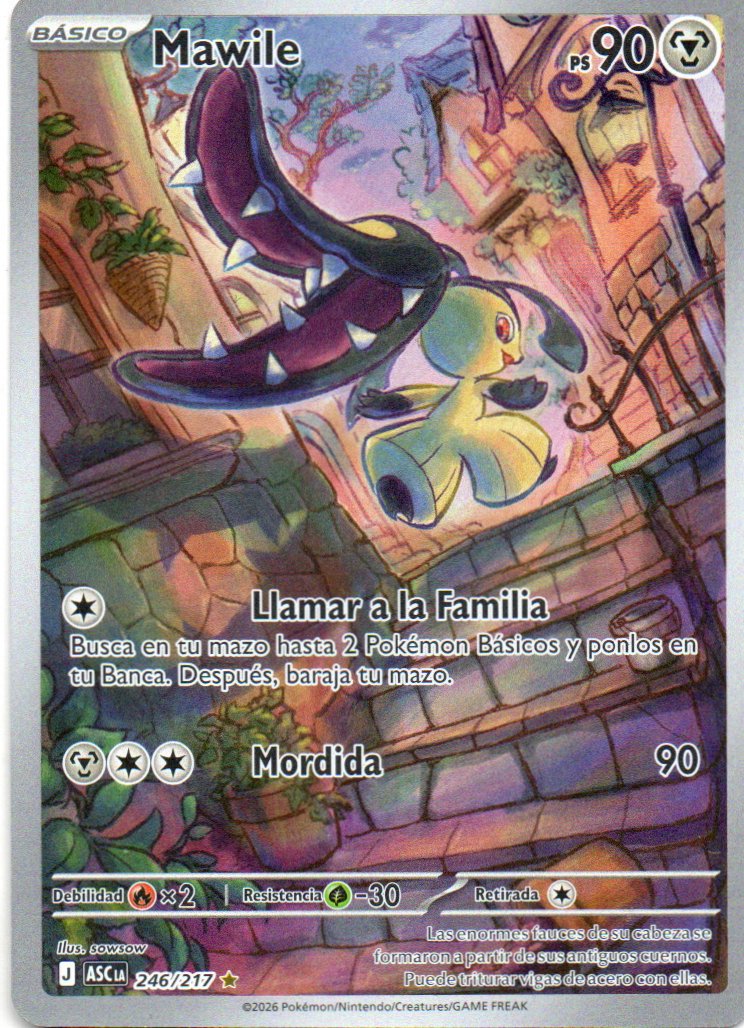 Mawile ASC 246 Illustration rare Español
