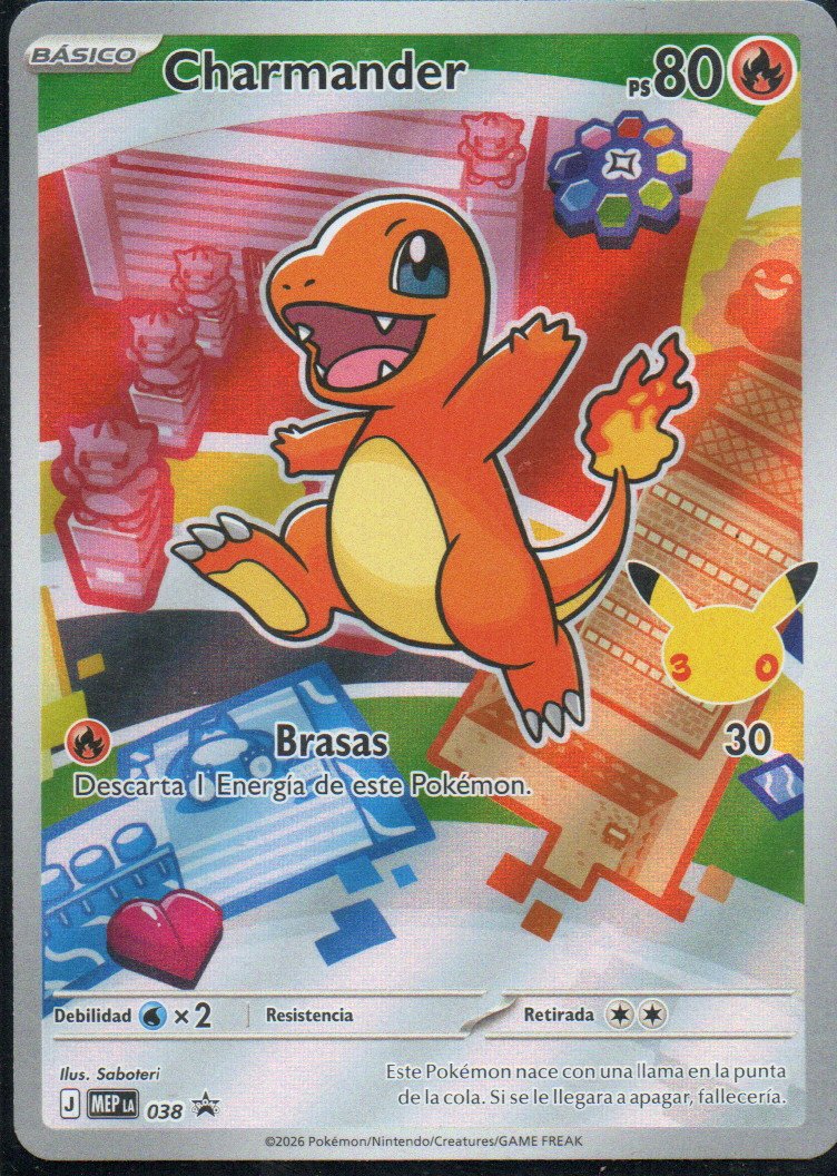 Charmander MEP 038 Promo Español