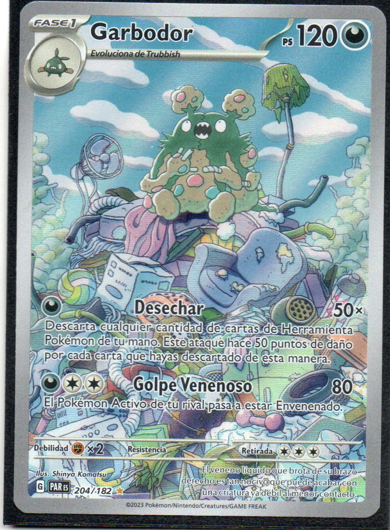 Garbodor PAR 204 Illustration rare Español