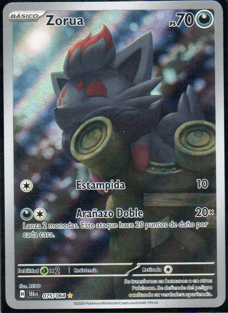 Zorua SFA 075 Illustration rare Español