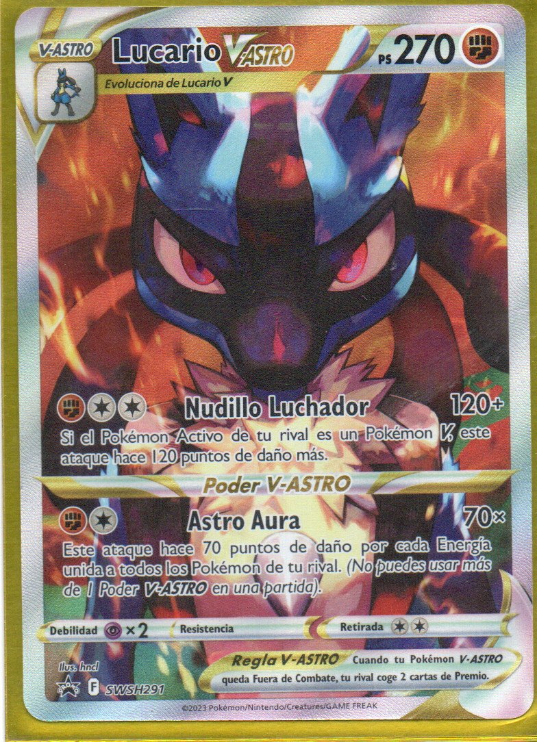 Lucario Vastro SWSH291 Promo Español