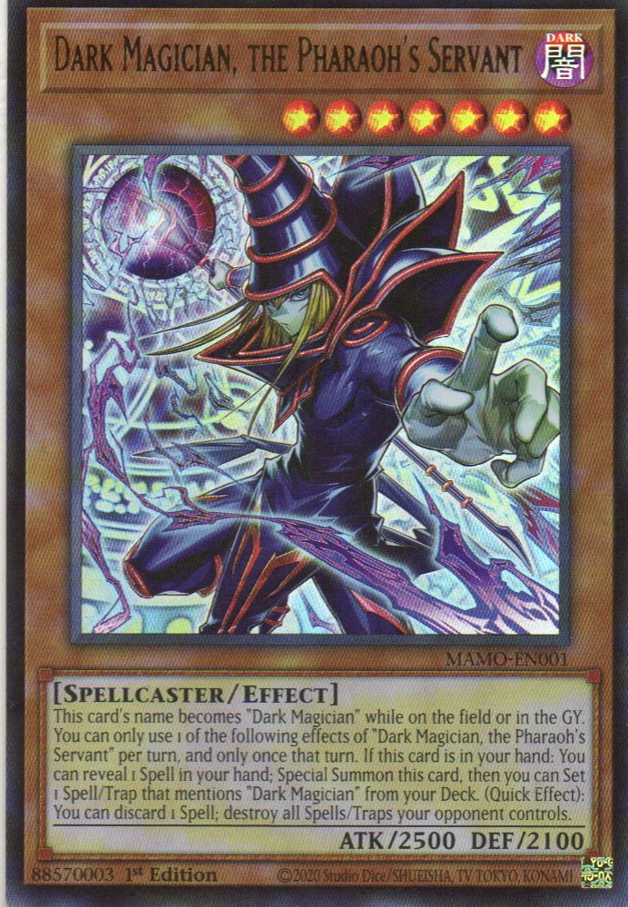 Dark Magician, the Pharaoh's Servant MAMO-EN001 Ultra Rare